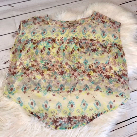 Decree medium loose fit sheer crop top - Picture 1 of 6